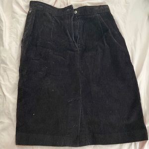 Vintage corduroy banana republic skirt brown